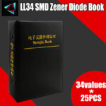 Набор SMD стабилитронов LL34 1/2W 2V~51V 34позx25шт=850шт