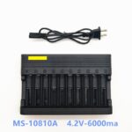 MS-10810A Зарядное устройство на 10 Li-ion батарей