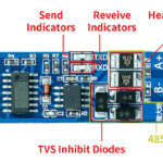 Двухсторонний преобразователь UART TTL в RS485