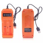 MS-5D82AX 2 слота 18650 1000mAh зарядное устройство для литий-ионных аккумуляторов