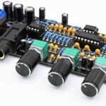 XH-M273 предварительный стерео усилитель звука на NE5532+PT2399 одноп. 12-24В DC