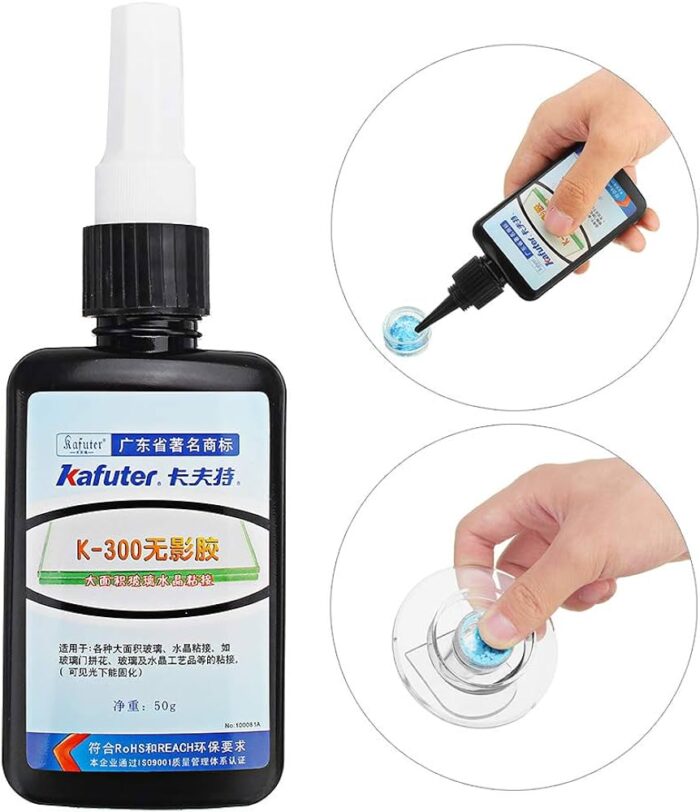 Клей УФ Kafuter K-300 для стекла 50г — изображение 2