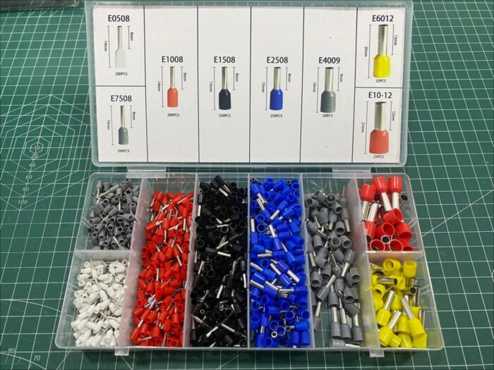 TU-C6-6 TNI-U 23-10AWG Обжимник для обжима трубчатых наконечников 0.25-6mm² с наконечниками в комплекте — изображение 4