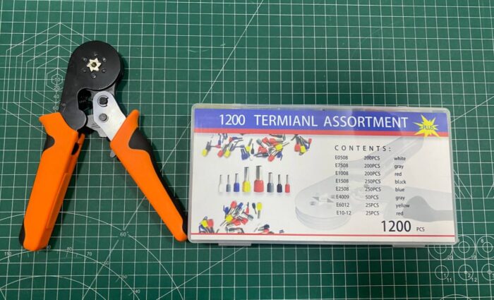 TU-C6-6 TNI-U 23-10AWG Обжимник для обжима трубчатых наконечников 0.25-6mm² с наконечниками в комплекте — изображение 2