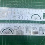 Линейка электронщика 15см широкая one pcb to ruler