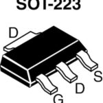 IRFL9014, P-MOSFET, 60V, 1.8A, 3.1W, SOT223.