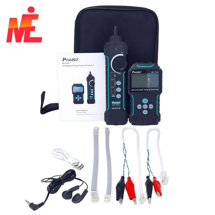 Pro'sKit MT-7076 Тестер сетевого кабеля с ЖК-дисплеем — изображение 5