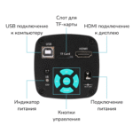 Цифровой микроскоп KUAIQU 4K 48MP HDMI 60FPS с зумом 180X и усиленным кронштейном — изображение 4