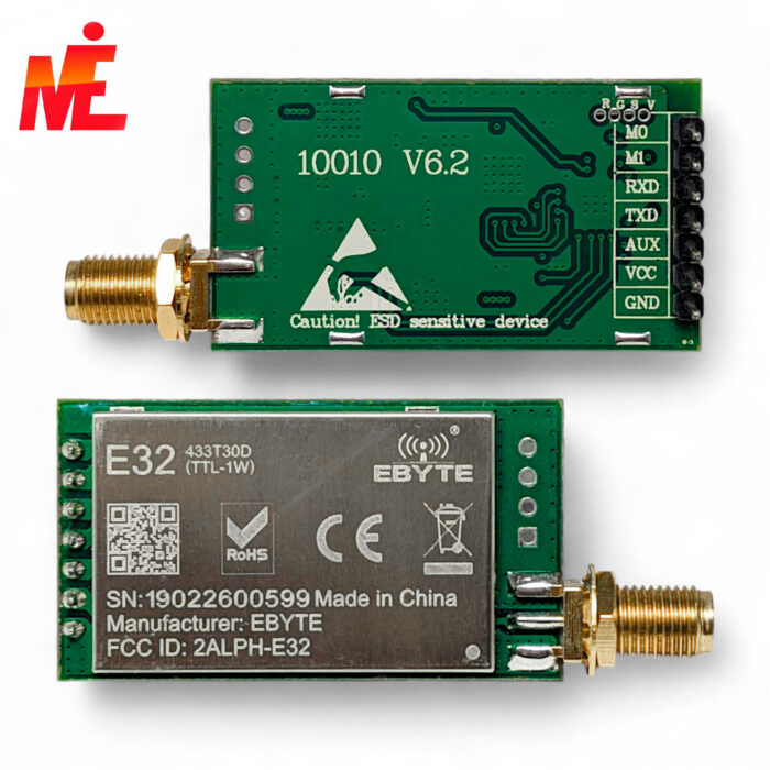 E32-433T30D Lora UART 433 МГц беспроводной передачи данных на большие расстояния с высокой помехоустойчивостью и низким энергопотреблением — изображение 2