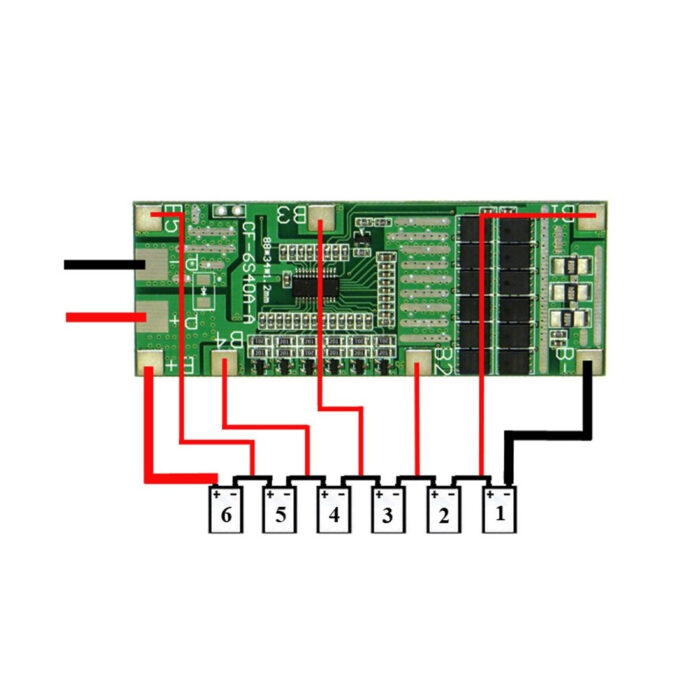BMS 6S 40A с балансировкой — изображение 2